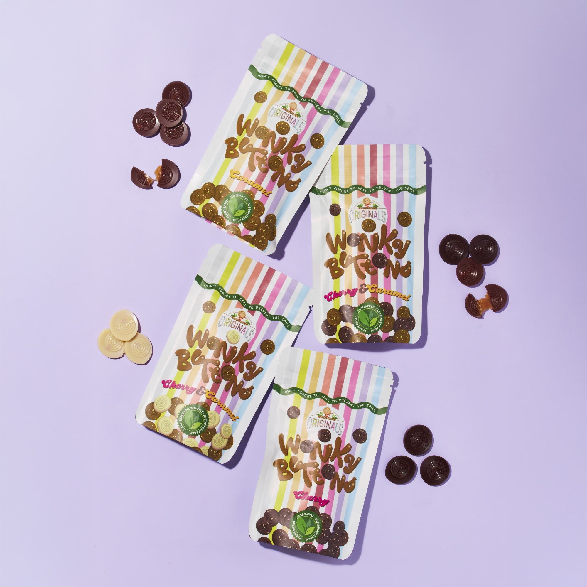 WoNky bUTtoNs | Vegan Chocolate Buttons β Catherine's Originals